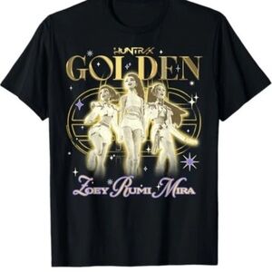 Huntrix Golden Zoey Rumi Mira Retro T-Shirt Kids Size 6